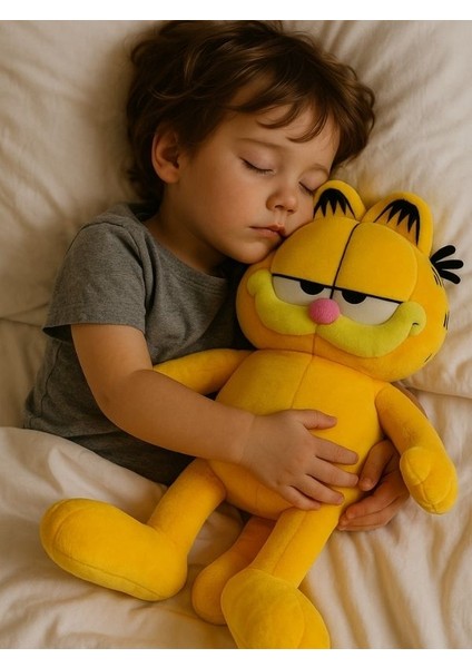 Lazanya Aşığı Garfield – Sarılmalık Uyku DOSTU-60CM Peluş Garfield modelleri