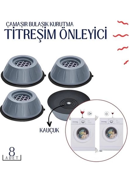 Titreşim Önleyici Kauçuk 8 Adet