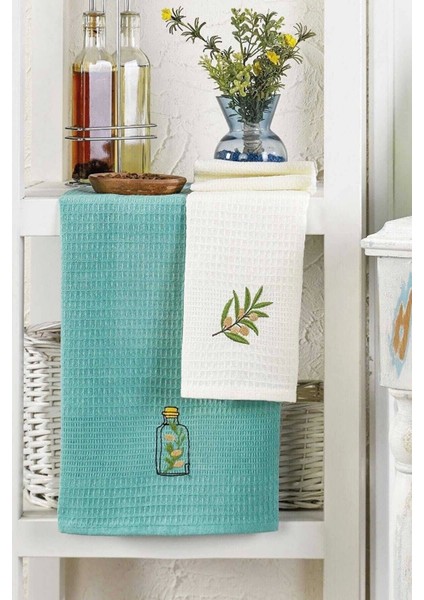 6 Parça Mutfak Kurulama Bezi 30X50 cm Mint, Yumuşak ve Dayanıklı Temizlik Seti fırsatları
