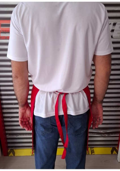 Kırmızı Önlük, Leke Tutmayan, Sıvı Geçirmez, Kumaş, Restoran, Pastane, Kasap, Kuaför