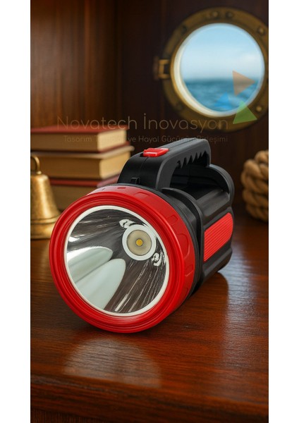 Soma Gemici El Feneri Şarjlı Kamp Feneri Doğa Yürüyüşü Işığı Gece Yürüyüşü Lambası