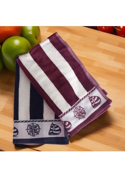 Lacivert 2'li Mutfak Havlusu 30X50, Şık ve Kullanışlı Ev Aksesuarı