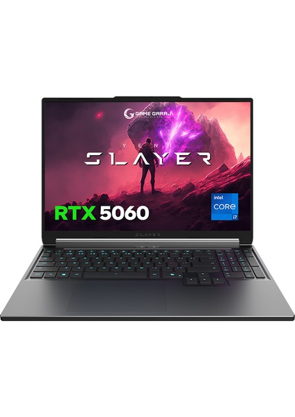 Slayer X7T-5060 C3 Intel Core I7 14650HX 32GB Ram 2tb SSD RTX5060 16" Qhd+ 180Hz IPS Freedos Oyuncu Laptop