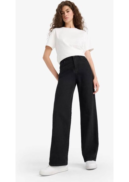 90's Wide Leg Yüksek Bel Uzun Jean Pantolon E9125AX25AU