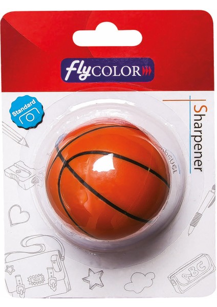 Hazneli Basketbol Topu Şeklinde Kalemtraş Kalem Açacağı