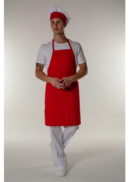 Kırmızı Mutfak ve Aşçı Askılı Önlük, Şık ve Kullanışlı Tasarım modelleri