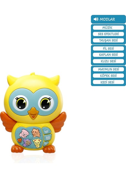 Kutulu Işıklı ve Müzikli Baykuş Bebek Piyanosu fiyatları