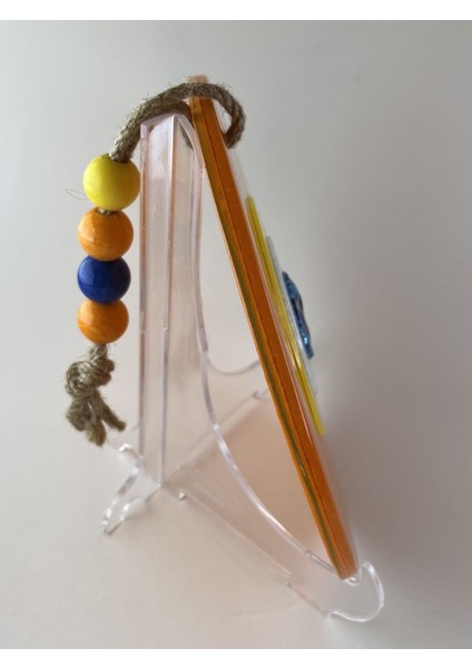 El Yapımı Turuncu Nazar Boncuğu, Balkon, Bahçe ve Duvar Süsü indirimleri