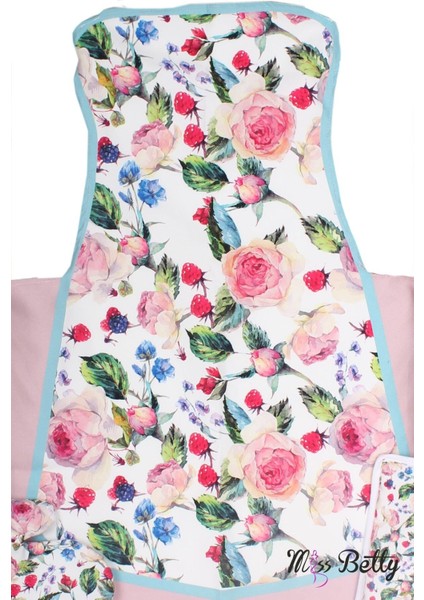 Pembe Mutfak Önlüğü ve Eldiven Seti, Şık ve Kullanışlı Mutfak Aksesuarları modelleri