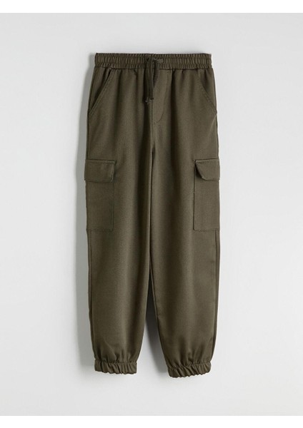 Beli Lastikli Erkek Çocuk Kargo Jogger Pantolon (W5)