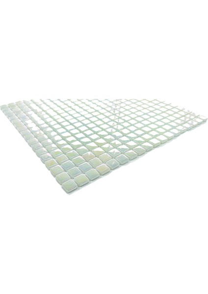Hobi ve Sanatsal Çalışmalar Için Hologramlı Beyaz Cam Mozaik. Mozaik Ölçüleri: 15X15MM. File Karo Ölçüsü: 31,5X31,5CM. ( 1 File Karo Fiyatıdır ) fiyatları