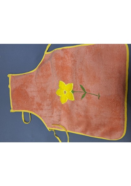 Renkli Peluş Mutfak Önlüğü, Su Geçirmez ve Yumuşak Dokulu Güvenli Kullanım