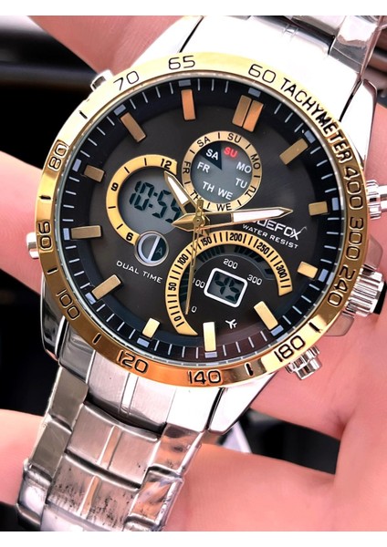 Çelik Kordon Dijital ve Analog 2 Yıl Garantili 3 Atm Suya Dayanıklı Erkek Kol Saati JOE.CL04 fiyatları
