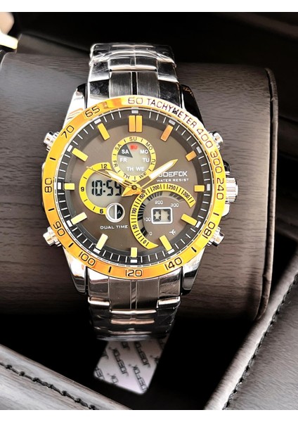 Çelik Kordon Dijital ve Analog 2 Yıl Garantili 3 Atm Suya Dayanıklı Erkek Kol Saati JOE.CL04 modelleri