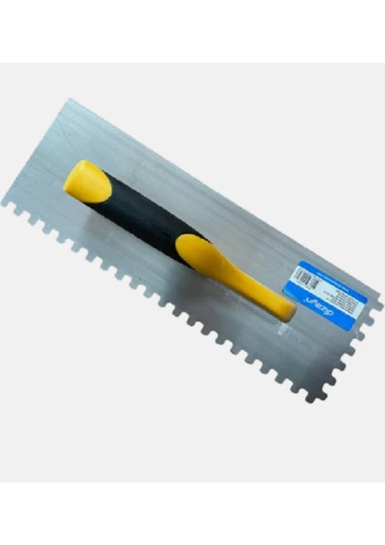 Seramik Fayans Malası Tarağı 35 cm Kapalı Sap 12X12 Kalın Diş