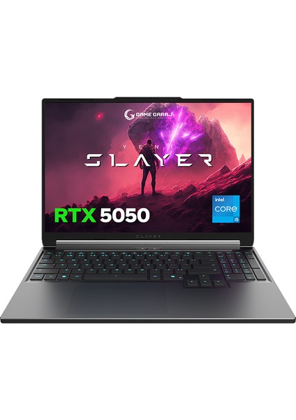 Slayer X5T-5050 C1 Intel Core I5 13500HX 16GB Ram 1tb SSD RTX5050 16" Wuxga 165Hz IPS Freedos Oyuncu Laptop