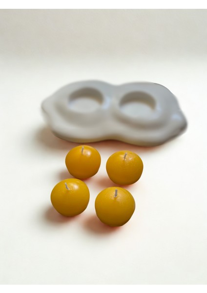 4'lü Tealight Mum (3x3)