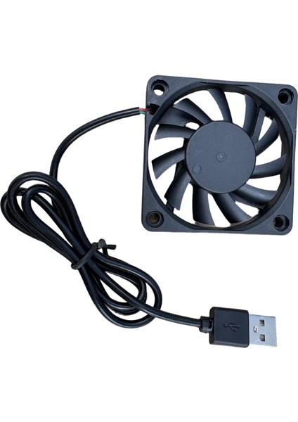 USB Fan 60X60X10 2 Adet Laptop, Modem, Tv Soğutucu Dubal Ball Bearing Sessiz 3000 Rpm fiyatları