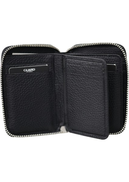 Fermuarlı Siyah Hakiki Deri Mini Erkek Cüzdan P799 fiyatları