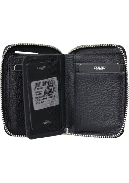 Fermuarlı Siyah Hakiki Deri Mini Erkek Cüzdan P799 fırsatları