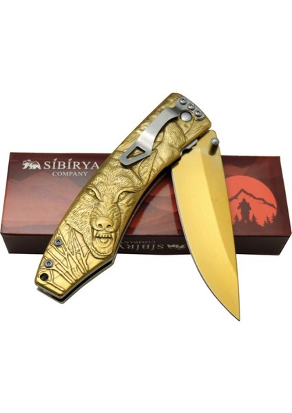 Sibirya Kurt Çakı Eskitme Marka:sibirya Ürün Kodu: S-2072B 21 cm