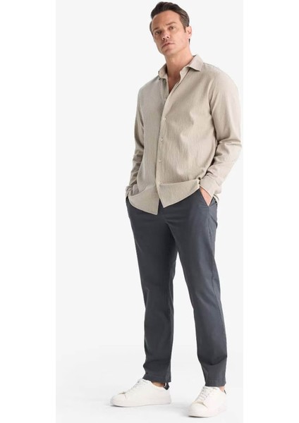 Regular Fit Chino Antrasit Erkek Pantolon D7349AX/AR9
