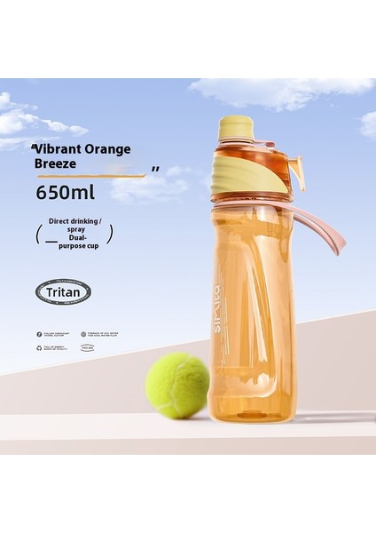 Spor Sprey Kupa Büyük Kapasiteli Öğrenci Düşürmez Kullanışlı Plastik Bardaklar (Yurt Dışından)