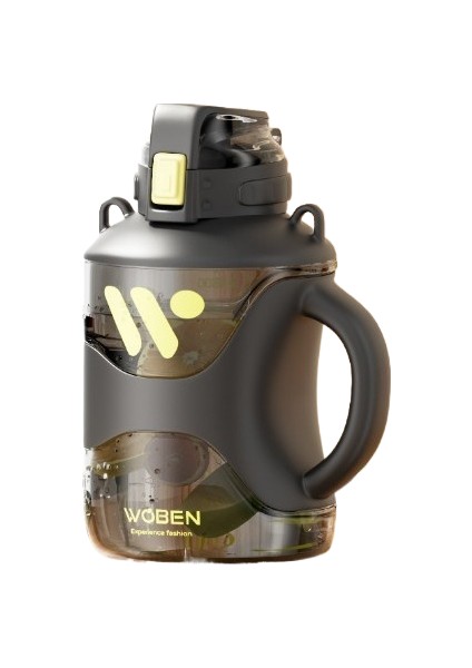 Büyük Kapasiteli Su Dağı Fitness Spor Su Şişesi (Yurt Dışından)