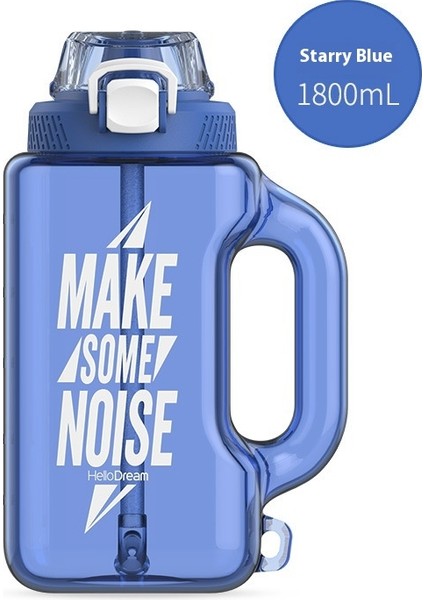 Spor Büyük Kapasiteli Pipetli Büyük Su Şişesi (Yurt Dışından)