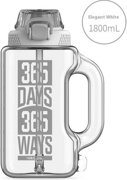 Spor Büyük Kapasiteli Pipetli Büyük Su Şişesi (Yurt Dışından)