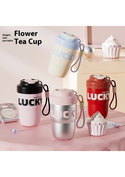Termal Kupa Paslanmaz Çelik Kahve Kupa Moda Çiçek Çay Kupa (Yurt Dışından) fırsatları