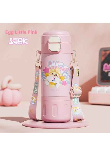 Eggman Party Çocuk Yalıtımlı Kupa Paslanmaz Çelik Büyük Kapasiteli Pipetli Kupa (Yurt Dışından)