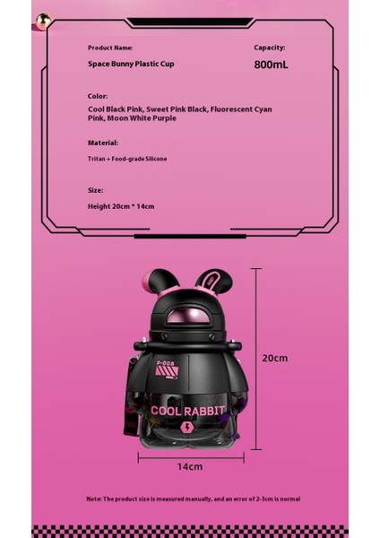 Tide Oyun Alanı Tavşan Dak Çocuk Damla Geçirmez Su Dağı Büyük Kapasiteli Plastik Saman Dak Su Şişesi (Yurt Dışından) fiyatları