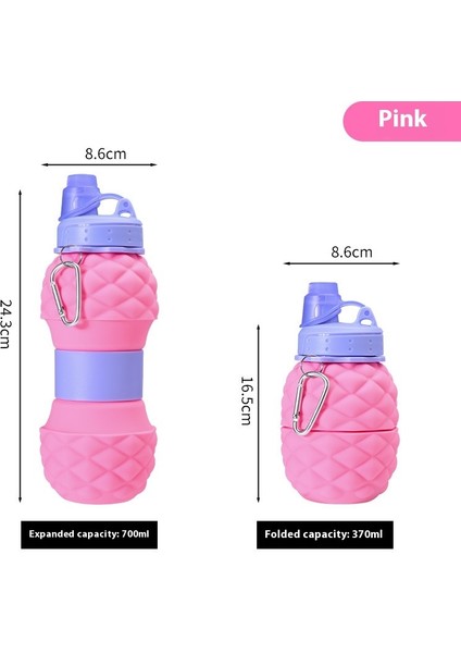 Silikon Katlanır Bardak Çocuk Açık Hava Sporları Su Şişesi (Yurt Dışından)