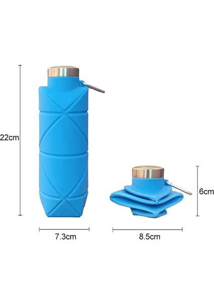 Silikon Katlanır Kupa 700ML Açık Hava Sporları Su Şişesi (Yurt Dışından) fiyatları