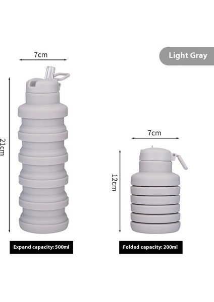 Silikon Spor Açık Katlanır Kupa (Yurt Dışından)