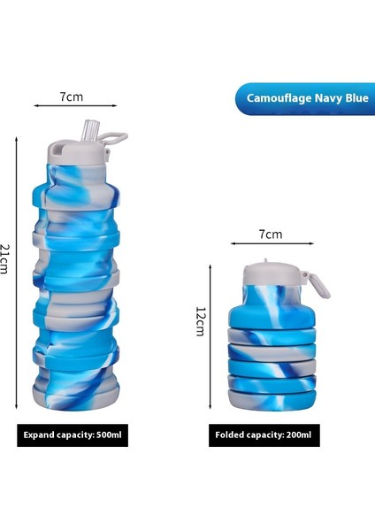 Silikon Spor Açık Katlanır Kupa (Yurt Dışından)