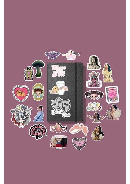 Melanie Martinez Sticker Paketi /bullet Journal Defter Çıkartma Ajanda Laptop Etiket