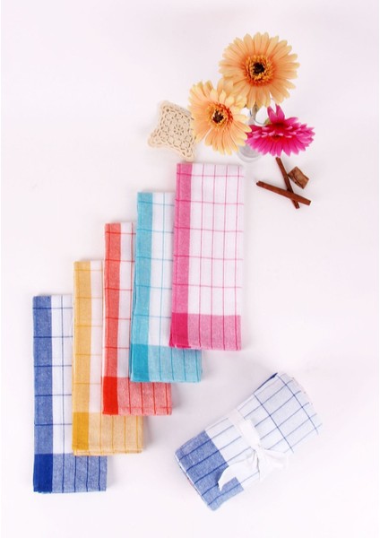 4'lü Renkli Çok Amaçlı Mutfak Kurulama Bezi 50X70, Kahverengi fiyatları