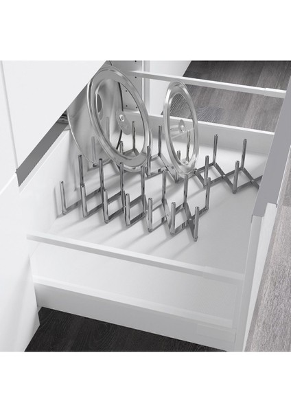 Çekmece Içi Ayarlanabilir Metal Tabaklık, Gri, Düzenleyici.