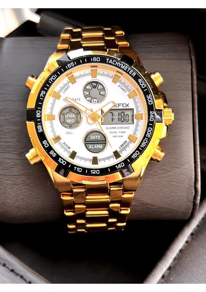 Çelik Kordon Dijital ve Analog 2 Yıl Garantili 3 Atm Suya Dayanıklı Erkek Kol Saati JOE.CL08 modelleri