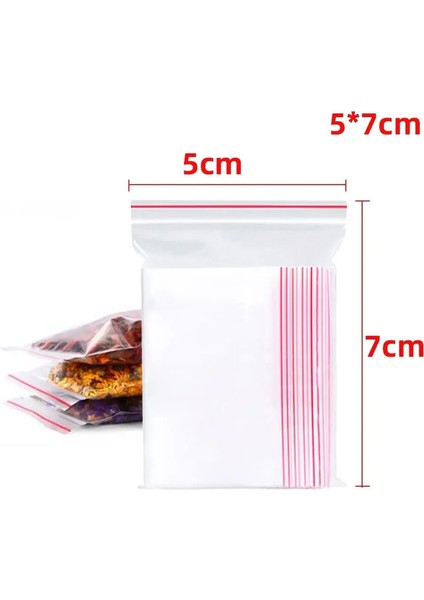 200/100PCS Kalınlaştırıcı Fermuarlı Mühürlü Torbalar Küçük Mücevherler Için Temiz Plastik Torbası Yeniden Yerleştirilebilir Fermuarlar Sızdırmazlık Porçesi: 4X6CM/BEDEN: 100 Adet (Yurt Dışından)
