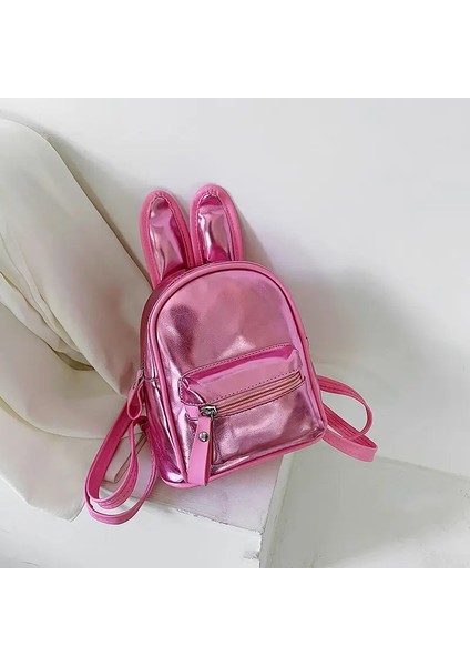 Çocuklar Sırt Çantaları Tavşan Kulak Sırt Çantası Kız Sevimli Karikatür Moda Prenses Çanta Yürümeye Başlayan Sırt Çantalarılar Sırt Çantası Çantaları Mochilas: Pembe (Yurt Dışından)