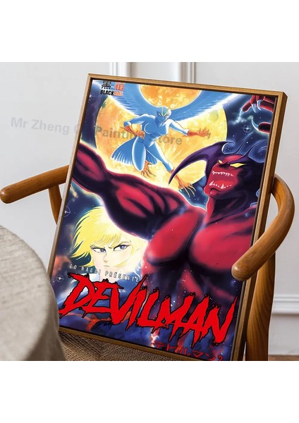 1pc C-Crybaby D-Davilman Poster Kendinden Yapışkan Sanat Su Geçirmez Kağıt Sticker Kahve Evi Odası Duvar Dekoru Renk: Z4/boyut: 10X15CM Çerçeve Yok (Yurt Dışından)