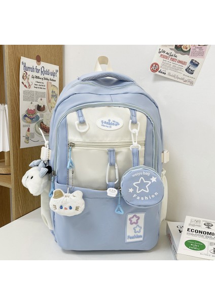 Yeni Çocuk Okul Çantası Sırt Çantası Sırt Çantası Sevimli Omuz Çantası Öğrenciler Anaokulu Küçük Orta Üniversite Öğrencileri Okul Çantası (Yurt Dışından)