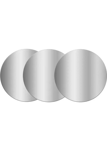 1-10 Pcs Mahtar Plakak Dısk Mahtemel Araç Için Metal Paket Tutucu Tablok Masa Için Zaman Disk Stacter Dısk Telefon Araba Stand Montaj Yuvarlak Renk: 3PCS-80MM (Yurt Dışından)