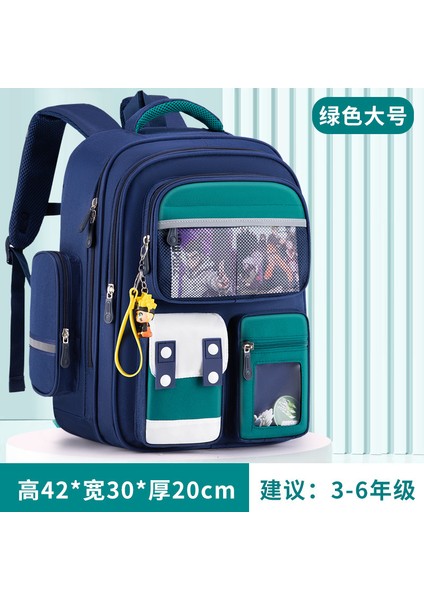 Yeni Öğrenciler Okul Çantası Lise Omuzları Sırt Çantası Büyük Kapasiteli Eğlence Seyahat Çocuk Çantası (Yurt Dışından)