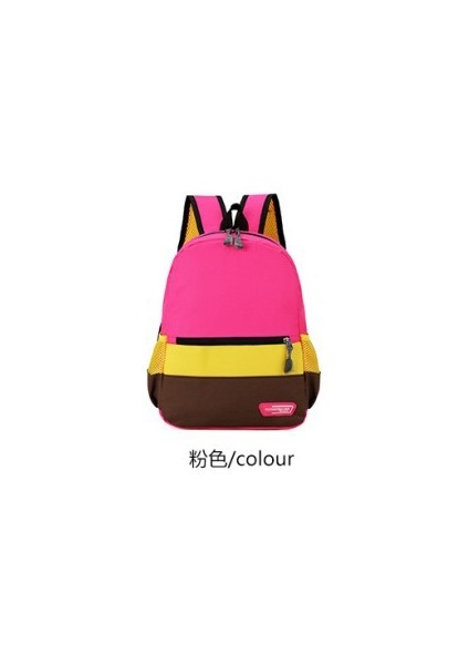 Yeni Okul Çantası Öğrenciler Çocuk Erkek Kız Omuz Çantası Büyük Kapasiteli Karikatür Taşınabilir Okul Çantası Sırt Çantaları (Yurt Dışından)