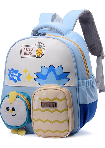 Yeni Okul Çantası Öğrenciler Çocuk Erkek Kız Omuz Çantası Büyük Kapasiteli Karikatür Okul Çantası (Yurt Dışından)