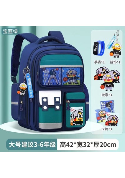 Yeni Karikatür Sevimli Erkek ve Kadın Çocuk Okul Çantası 1-3-6 Sınıflar Yuji Köpek Ilkokul Öğrencileri Omuz Çantası (Yurt Dışından)